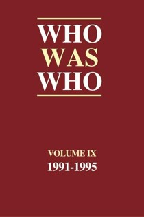 Who Was Who 1991-1995