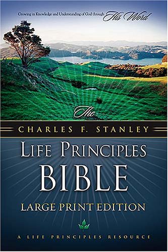 Charles F. Stanley Life Principles Bible-NKJV-Large Print