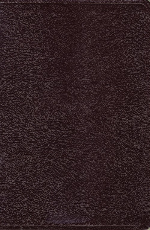 NKJV, Reference Bible, Giant Print, Bonded Leather, Burgundy, Red Letter Edition