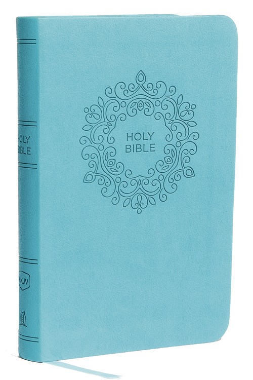 NKJV, Thinline Bible, Compact, Leathersoft, Blue, Red Letter, Comfort Print