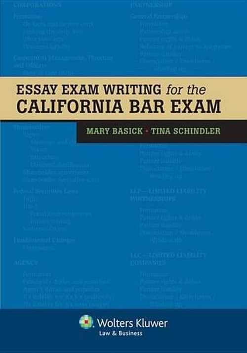 Essay Exam Writing for the California Bar