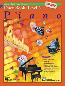 Alfred's Basic Piano Library Top Hits Duet 2