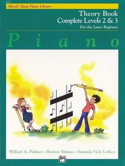 Alfred's Basic Piano Library Theory Book 2-3