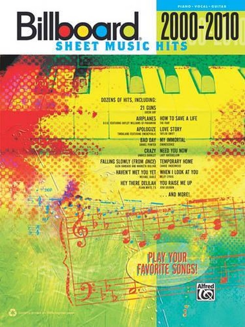 Billboard Sheet Music Hits 2000-2010