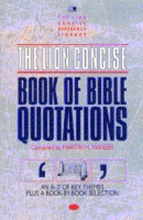 Lion Concise Book of Bible Quotations