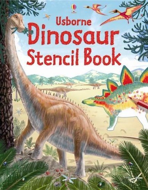 Dinosaur Stencil Book