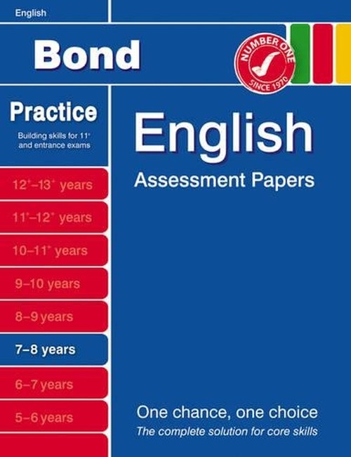 Bond First Papers in English 7-8 Years