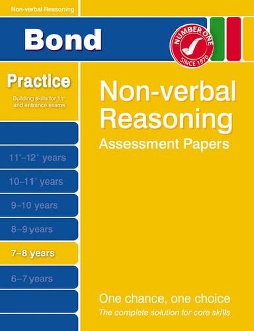 Bond First Papers in Non-verbal Reasoning 7-8 Years