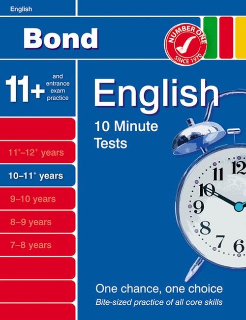 Bond 10 Minute Tests 10-11 Years