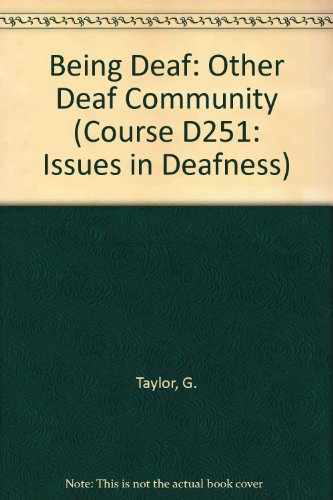Being Deaf