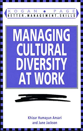 Managing Cultural Diversity at Work
