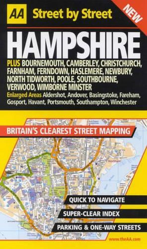 AA Street by Street Hampshire