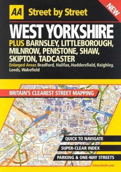 AA Street by Street Yorkshire, West