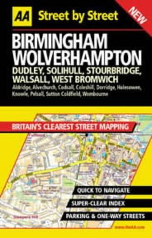 AA Street by Street Birmingham, Wolverhampton