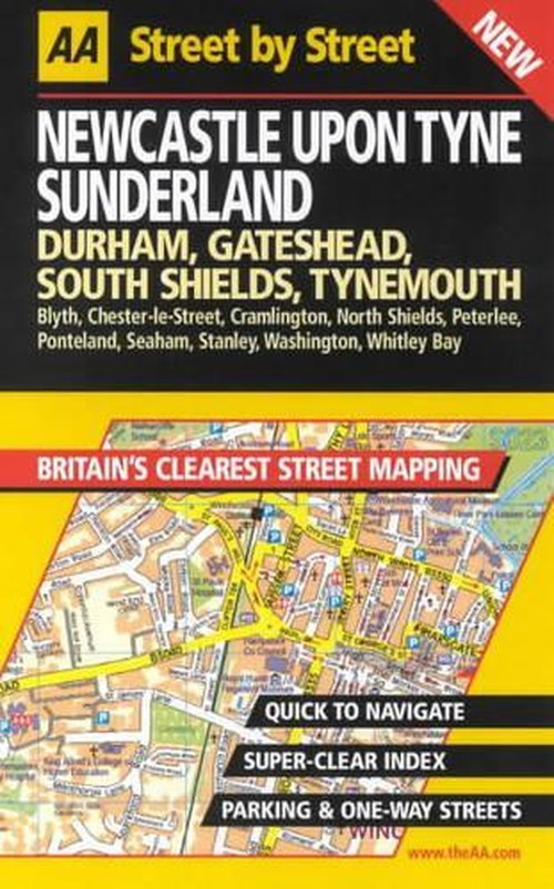 AA Street by Street Newcastle Upon Tyne, Sunderland