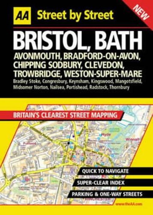 AA Street by Street Bristol, Bath