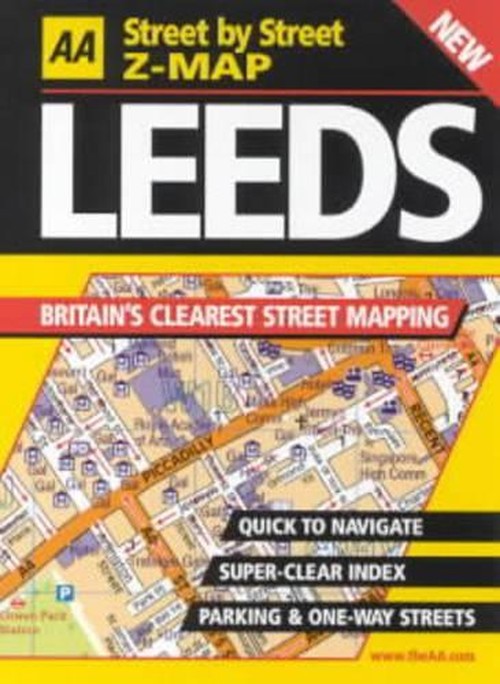 AA Street by Street Z-map Leeds
