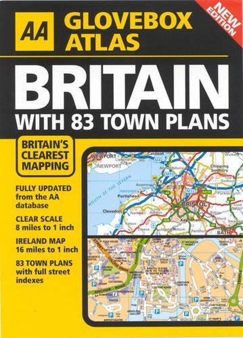AA Glovebox Atlas Britain Including 83 Town Plans