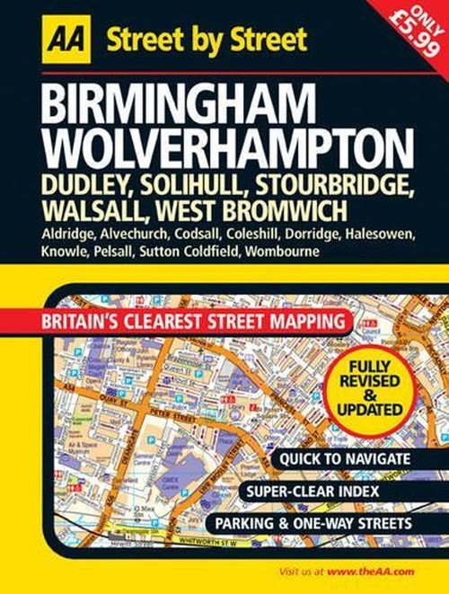 AA Street by Street Birmingham, Wolverhampton