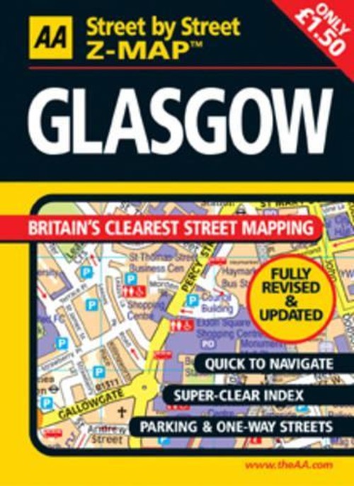 AA Street by Street Z-map Glasgow