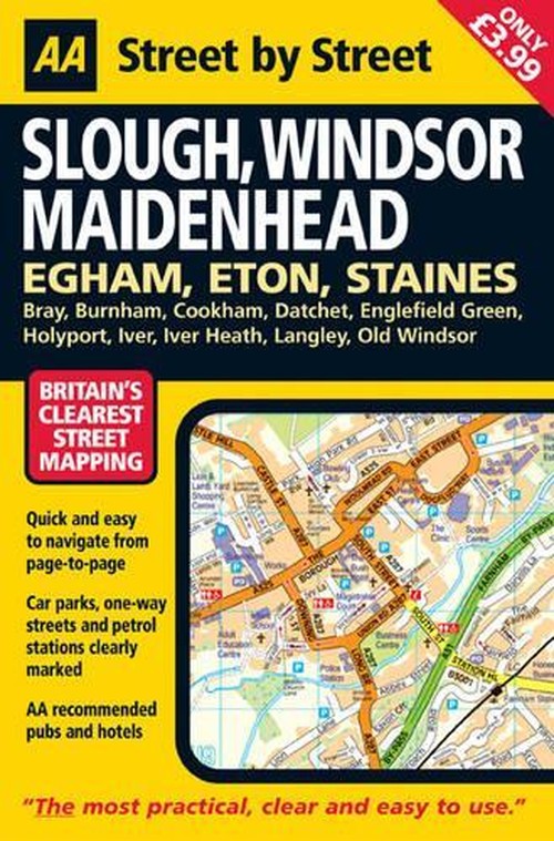 AA Street by Street Slough,Windsor, Maidenhead