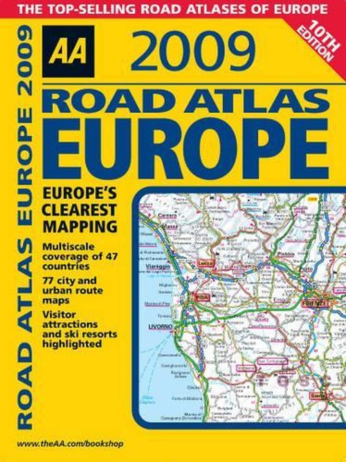 AA Road Atlas Europe