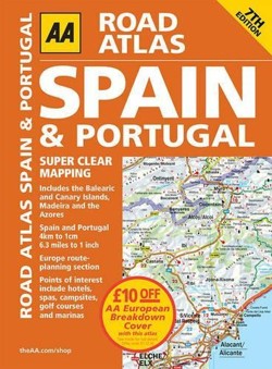 AA Road Atlas Spain and Portugal