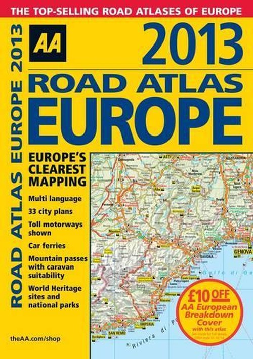 AA Road Atlas Europe