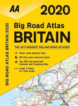 AA Big Road Atlas Britain 2020