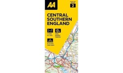 AA Road Map Central Southern England