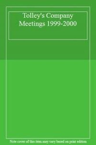Tolley's Company Meetings