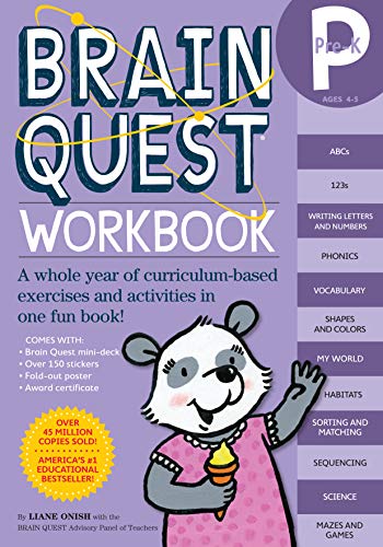 Brainquest Pre-K Workbook Ages 4-5