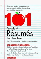 101 Grade A r Esum Es for Teachers