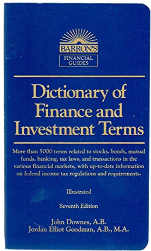 Dictionary of Finance and Investment Terms
