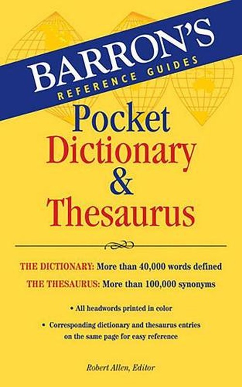 Barron's Pocket Dictionary and Thesaurus