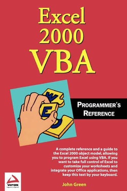 Excel 2000 VBA Programmer's Reference
