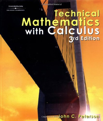 Technical Mathematics with Calculus