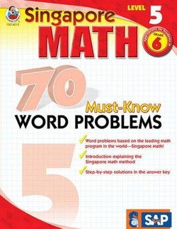 70 Must-Know Word Problems, Grade 6