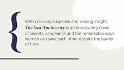 The Lost Apothecary