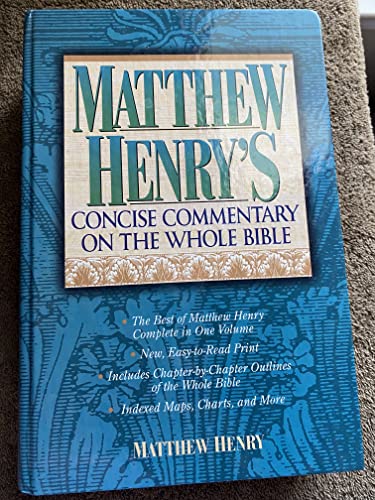 Matthew Henry's Commentary on the Whole Bible