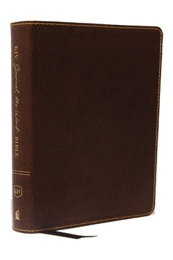 KJV Journal the Word Bible: Reflect, Journal or Create Art Next to Your Favorite Verses (Brown Bonded Leather, Red Letter, Comfort Print: King James Version Holy Bible)