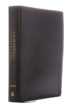 NIV, Maxwell Leadership Bible, 3rd Edition, Leathersoft, Black, Comfort Print