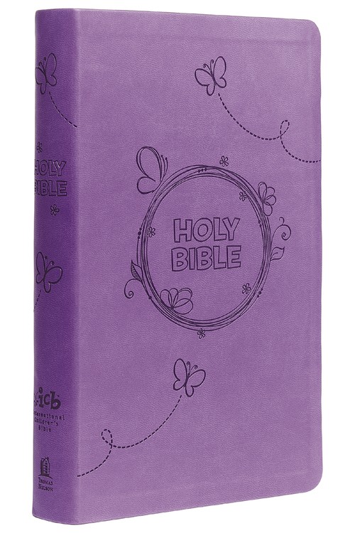 ICB, Holy Bible, Purple Leathersoft