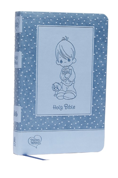 ICB, Precious Moments Bible, Blue Leathersoft