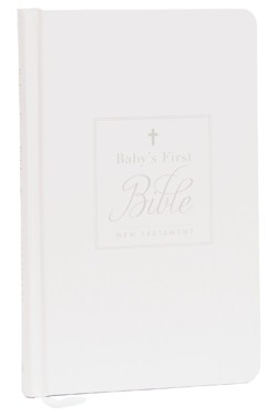 KJV, Baby's First New Testament, Hardcover, White, Red Letter, Comfort Print