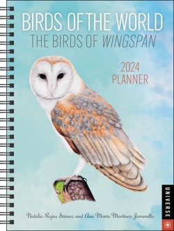 Birds of the World: The Birds of Wingspan 12-Month 2024 Planner Calendar