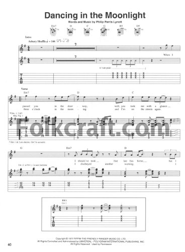 The Best of Thin Lizzy Guitar Recorded Version