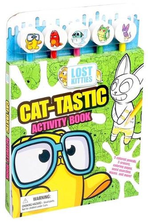 Lost Kitties: 5-Pencil Set (Silver Dolphin)