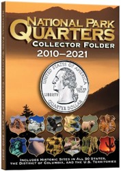 Official Whitman Coin Collector Folder: National Park Quarters: 2010-2021