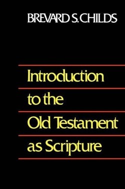 Introduction to the Old Testament as Scripture